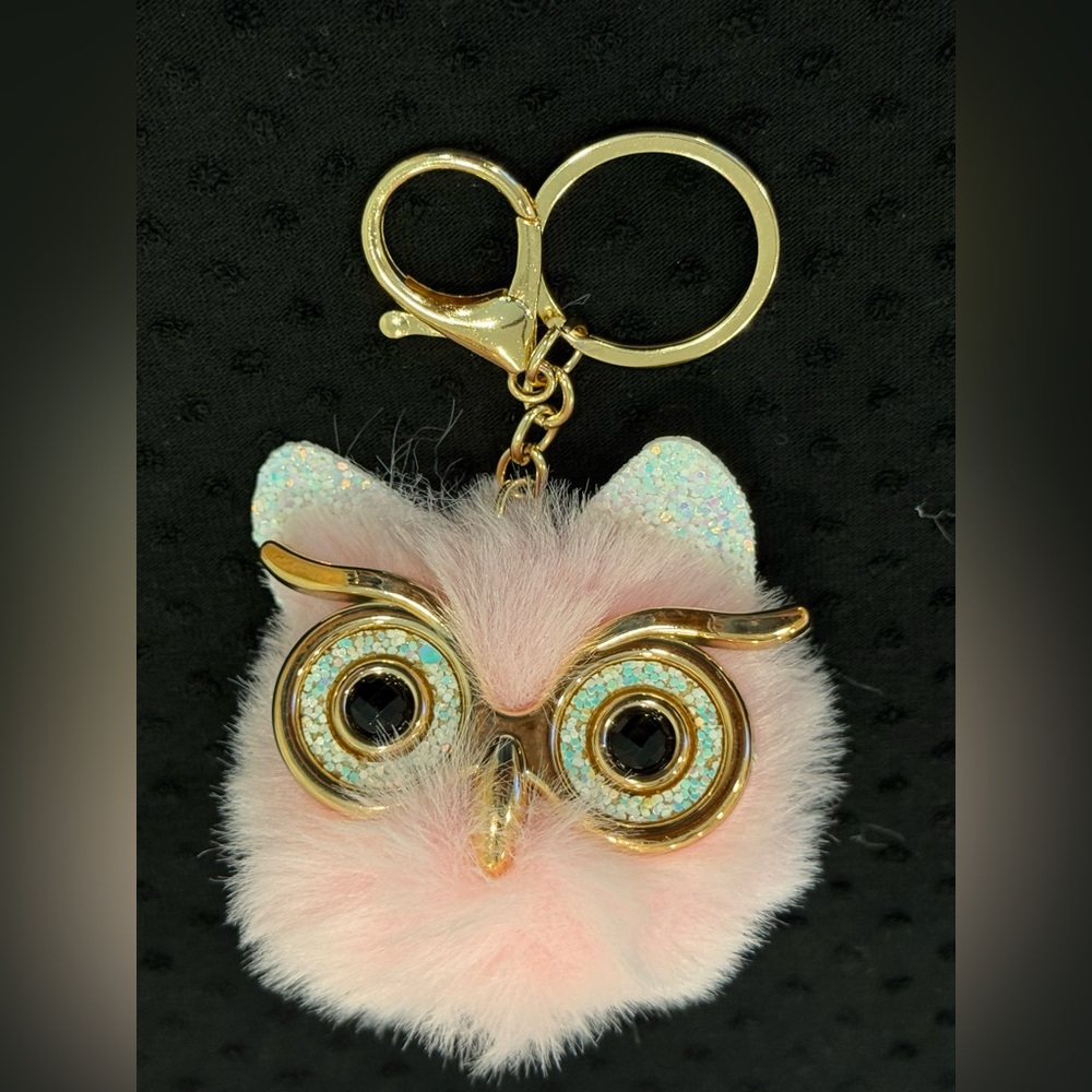 Fluffy Pink Owl + Furry Bag Charm/Keychain 
BOGO
NWOT